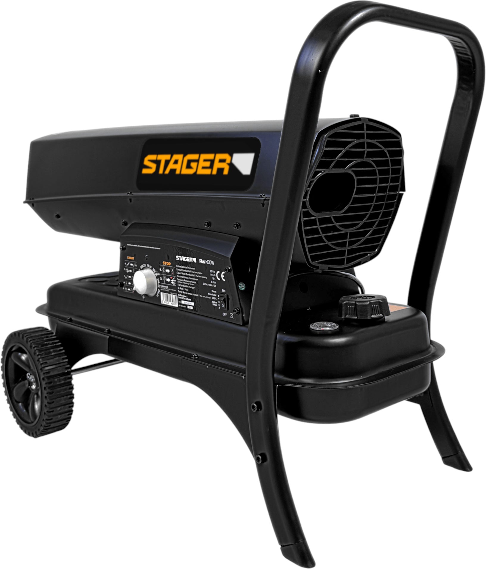 Stager PLUS-K80W Tun de aer cald, ardere directa, 20kW, motorina, 230V, 400mc