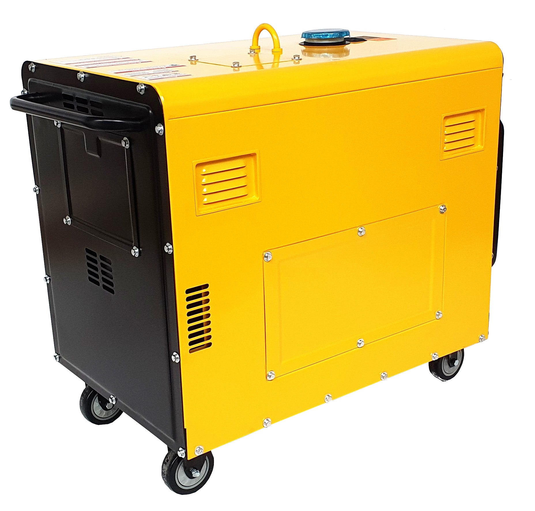 Generator insonorizat Stager YDE7000TD, 5kVA, 20A, monofazat, diesel, 3000rpm, pornire electrica