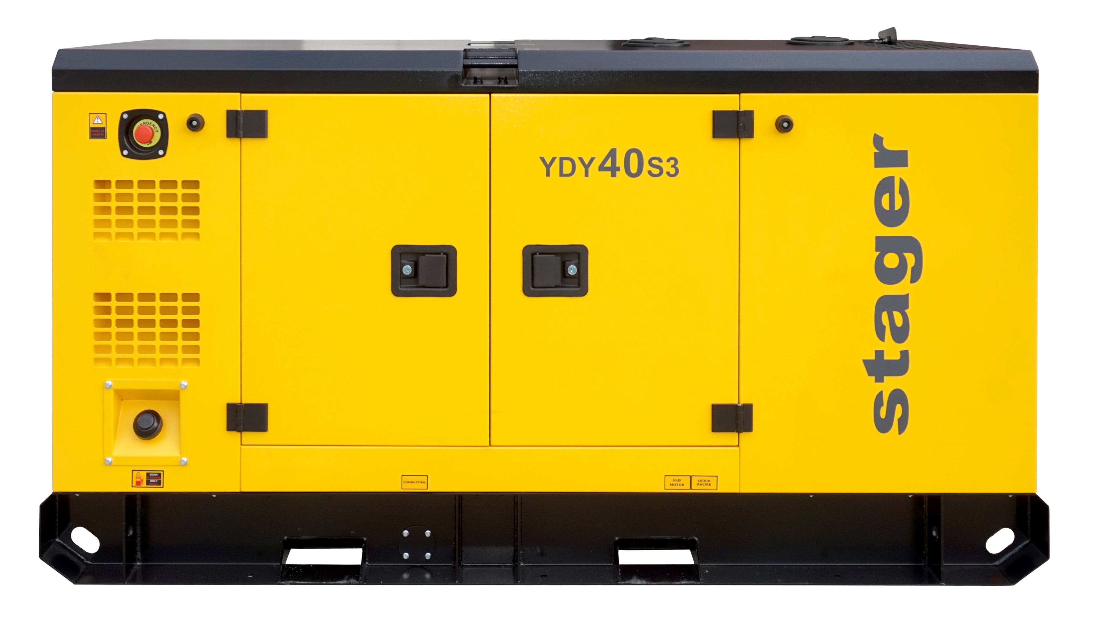 Stager YDY40S3 Generator insonorizat 41kVA, 53A, 1500rpm, trifazat, diesel