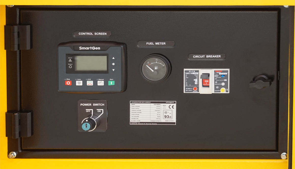 Stager YDY40S3 Generator insonorizat 41kVA, 53A, 1500rpm, trifazat, diesel