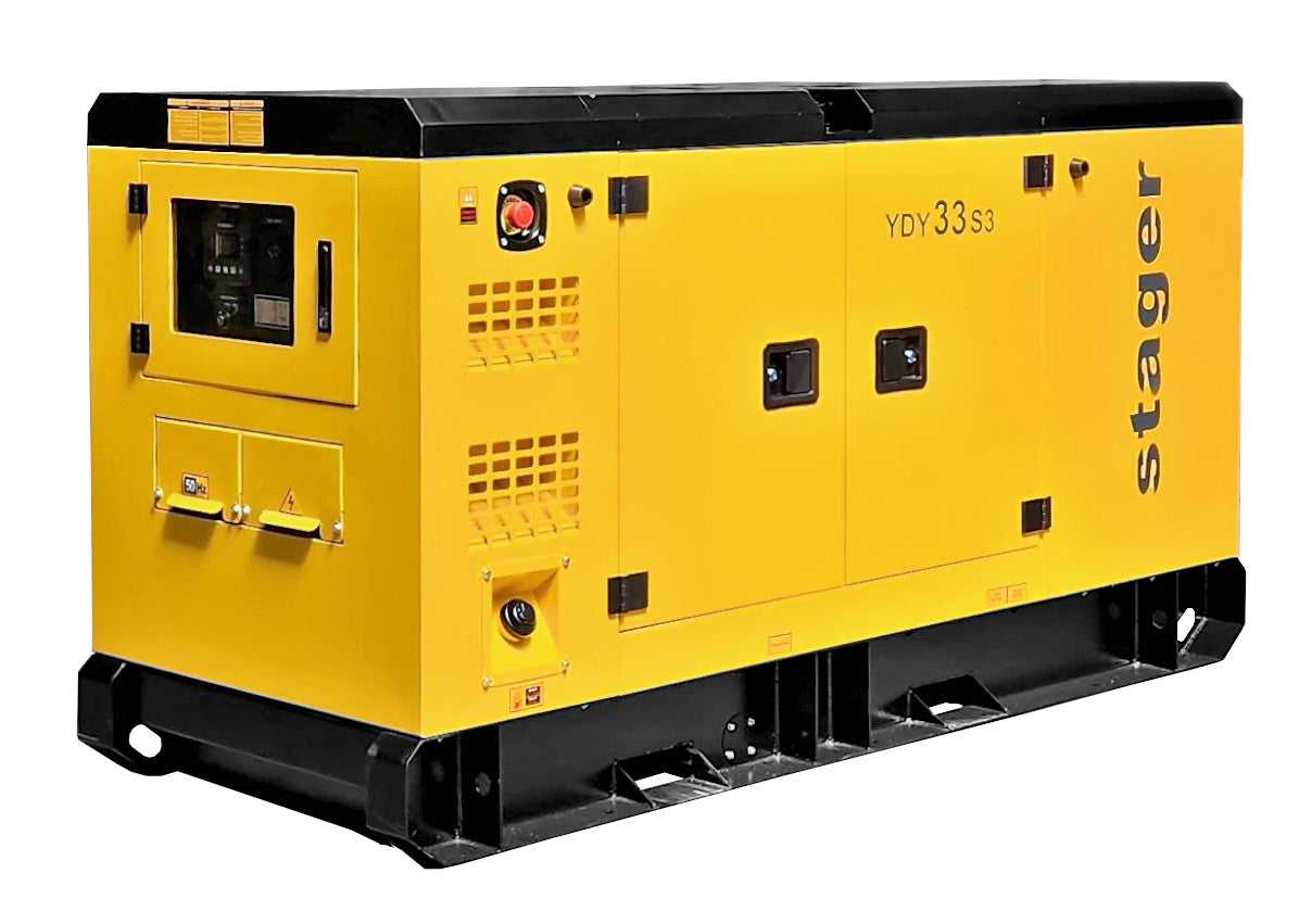 Stager YDY33S3 Generator insonorizat 33kVA, 43A, 1500rpm, trifazat, diesel