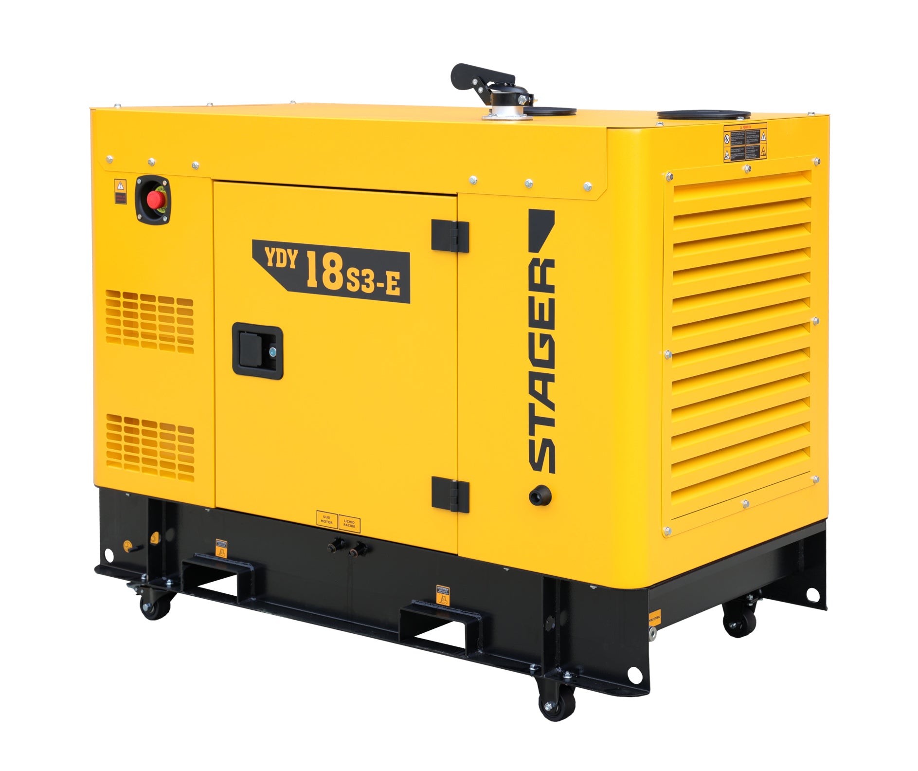 Stager YDY18S3-E Generator insonorizat 18kVA, 23A, 1500rpm, trifazat, diesel