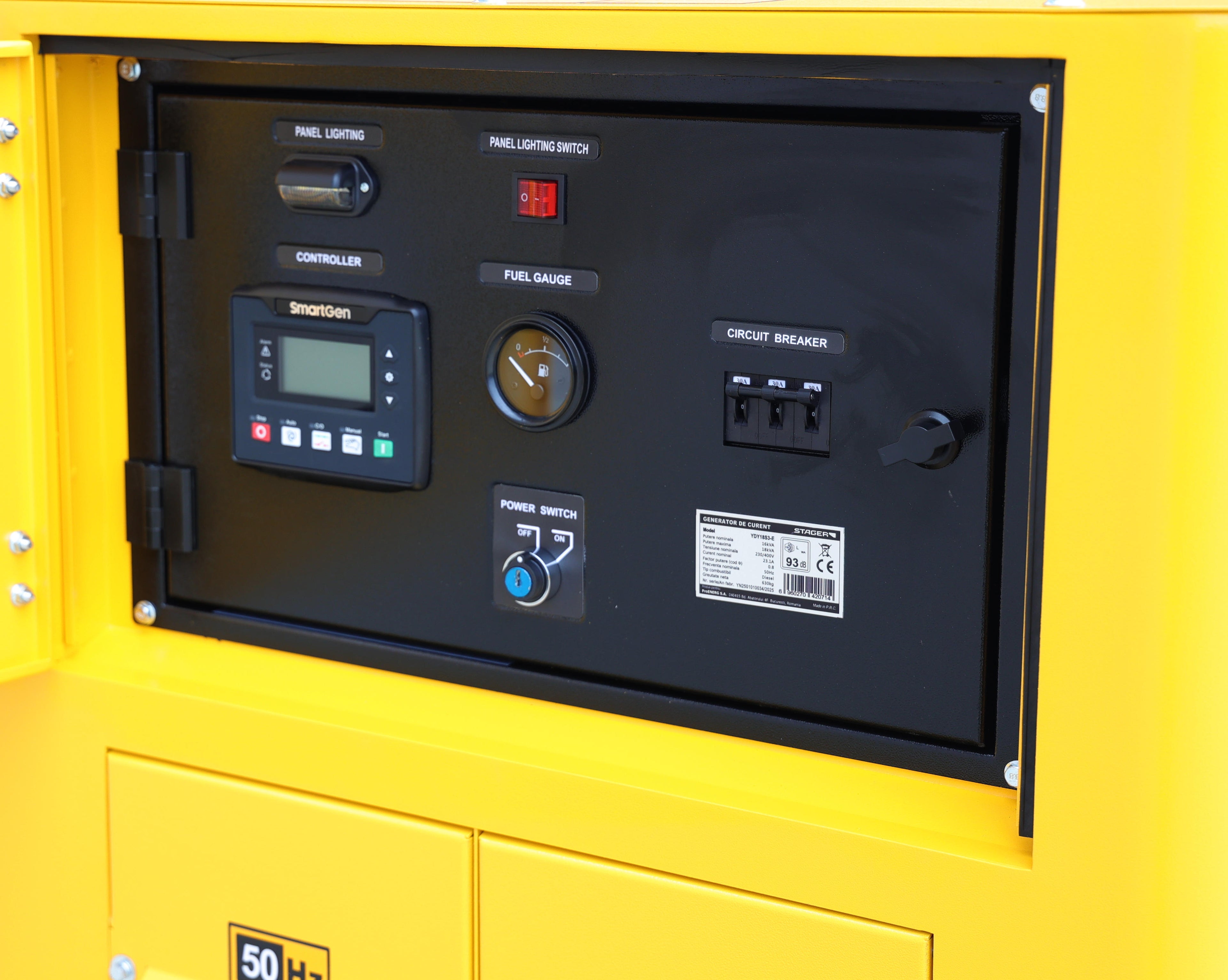 Stager YDY18S3-E Generator insonorizat 18kVA, 23A, 1500rpm, trifazat, diesel