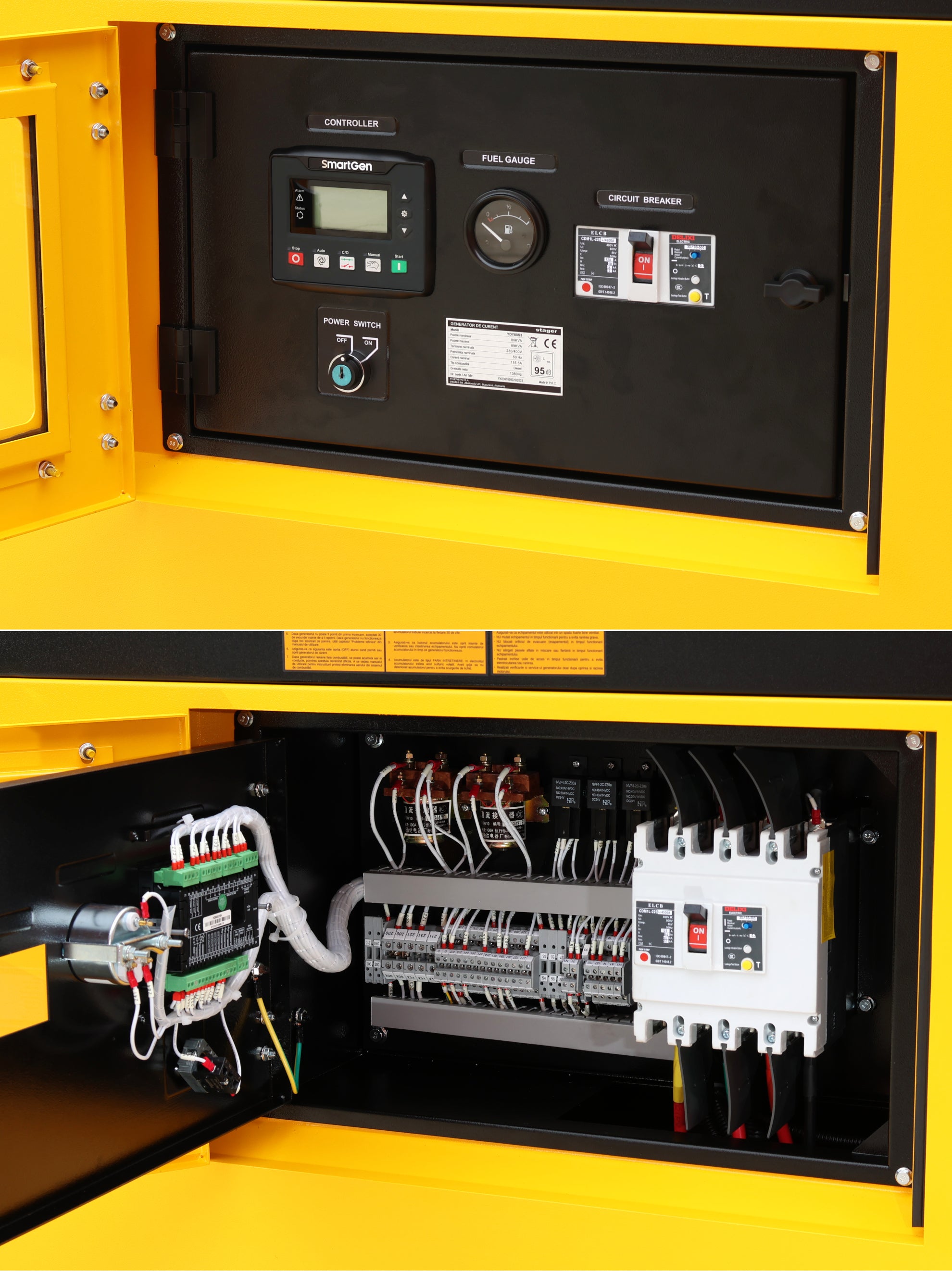 Stager YDY89S3 Generator insonorizat 89kVA, 115A, 1500rpm, trifazat, diesel