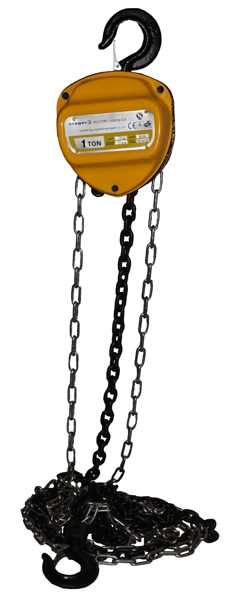 Stager HSC-1T palan manual 1T/3m, lant 6mm