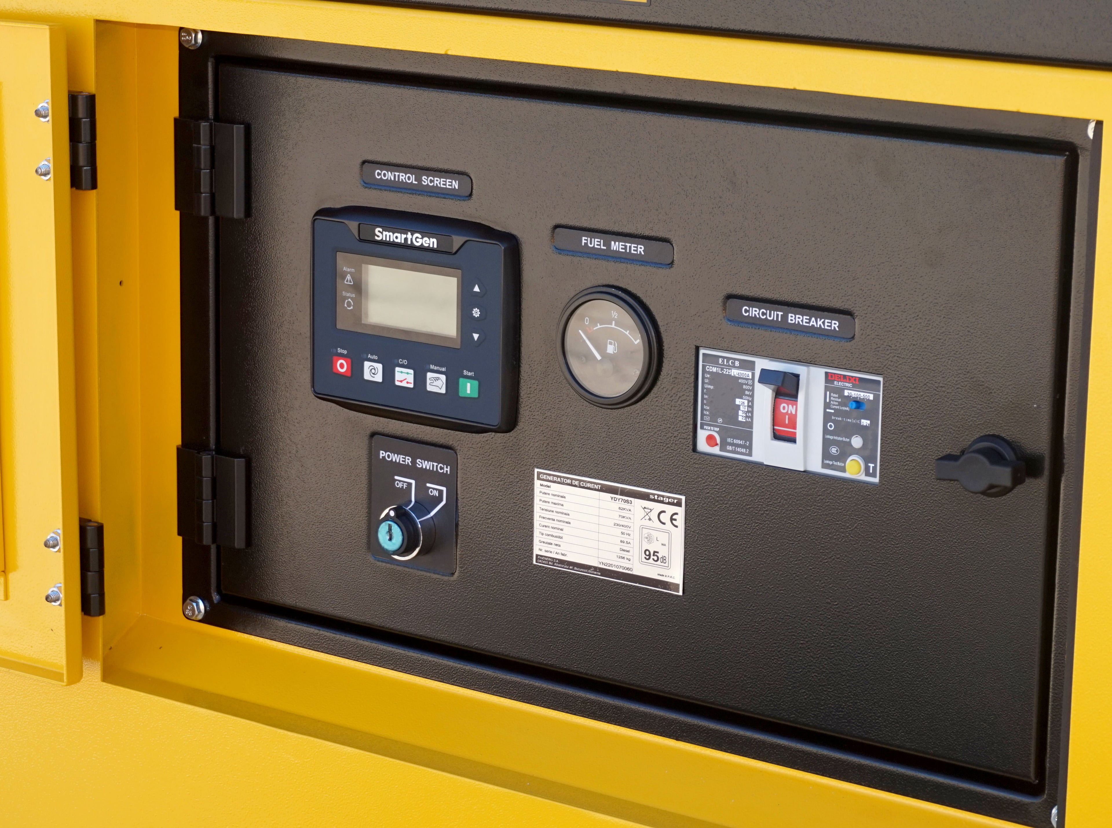 Stager YDY70S3 Generator insonorizat 70kVA, 89A, 1500rpm, trifazat, diesel