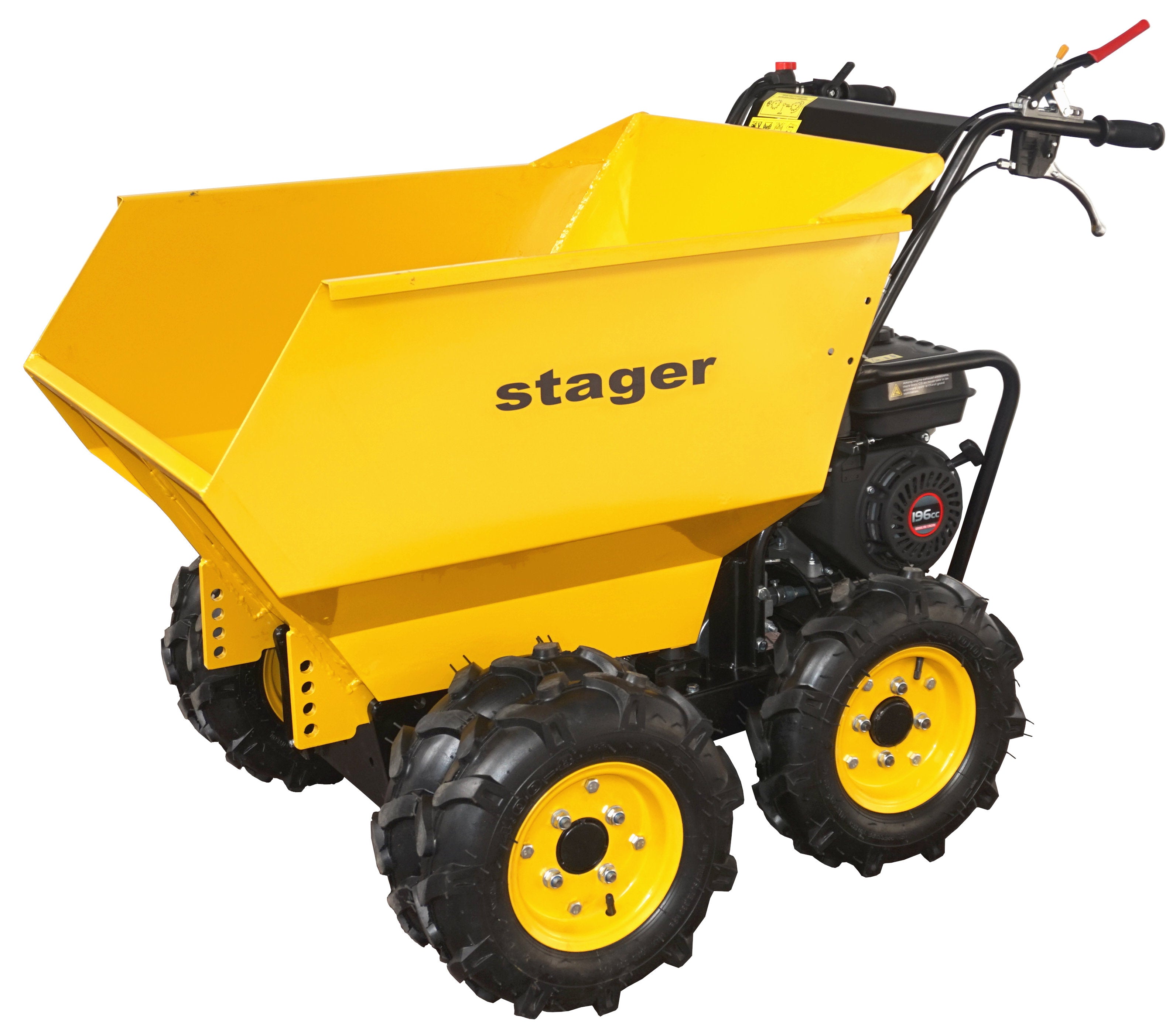 Stager RMT500 roaba cu motor termic 6.5CP, 500kg, 6 roti