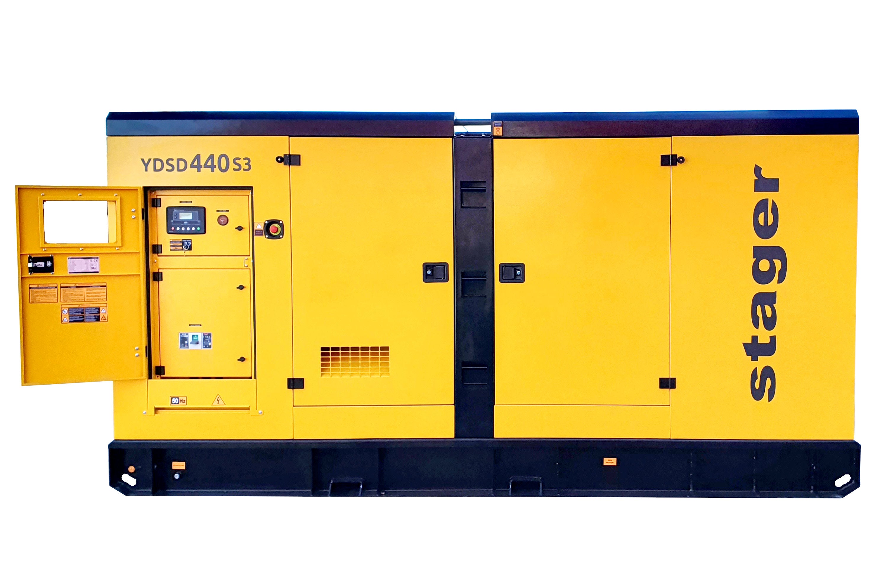 Stager YDSD440S3 Generator insonorizat 440kVA, 577A, 1500rpm, trifazat, diesel