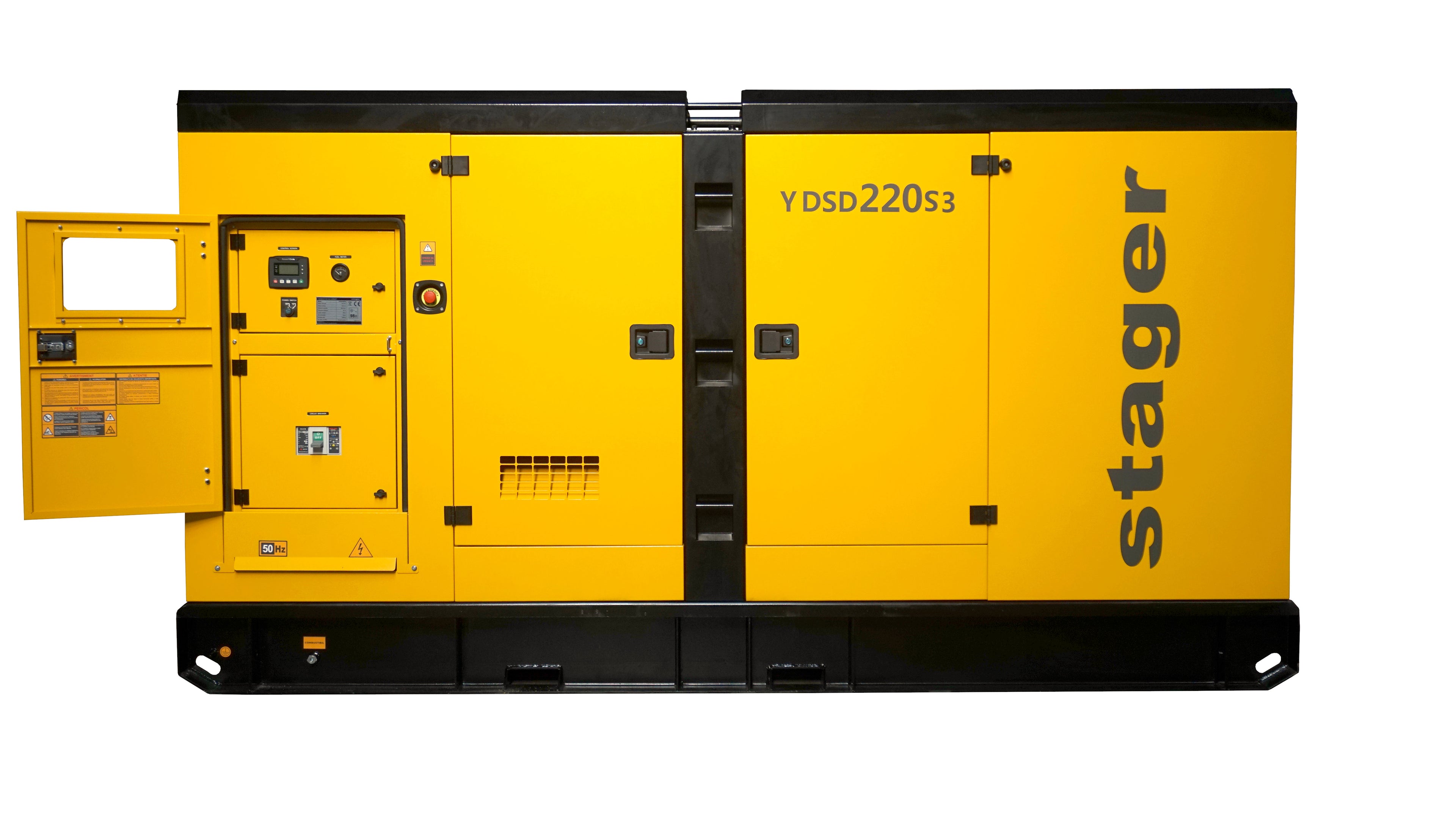 Stager YDSD220S3 Generator insonorizat 220kVA, 289A, 1500rpm, trifazat, diesel