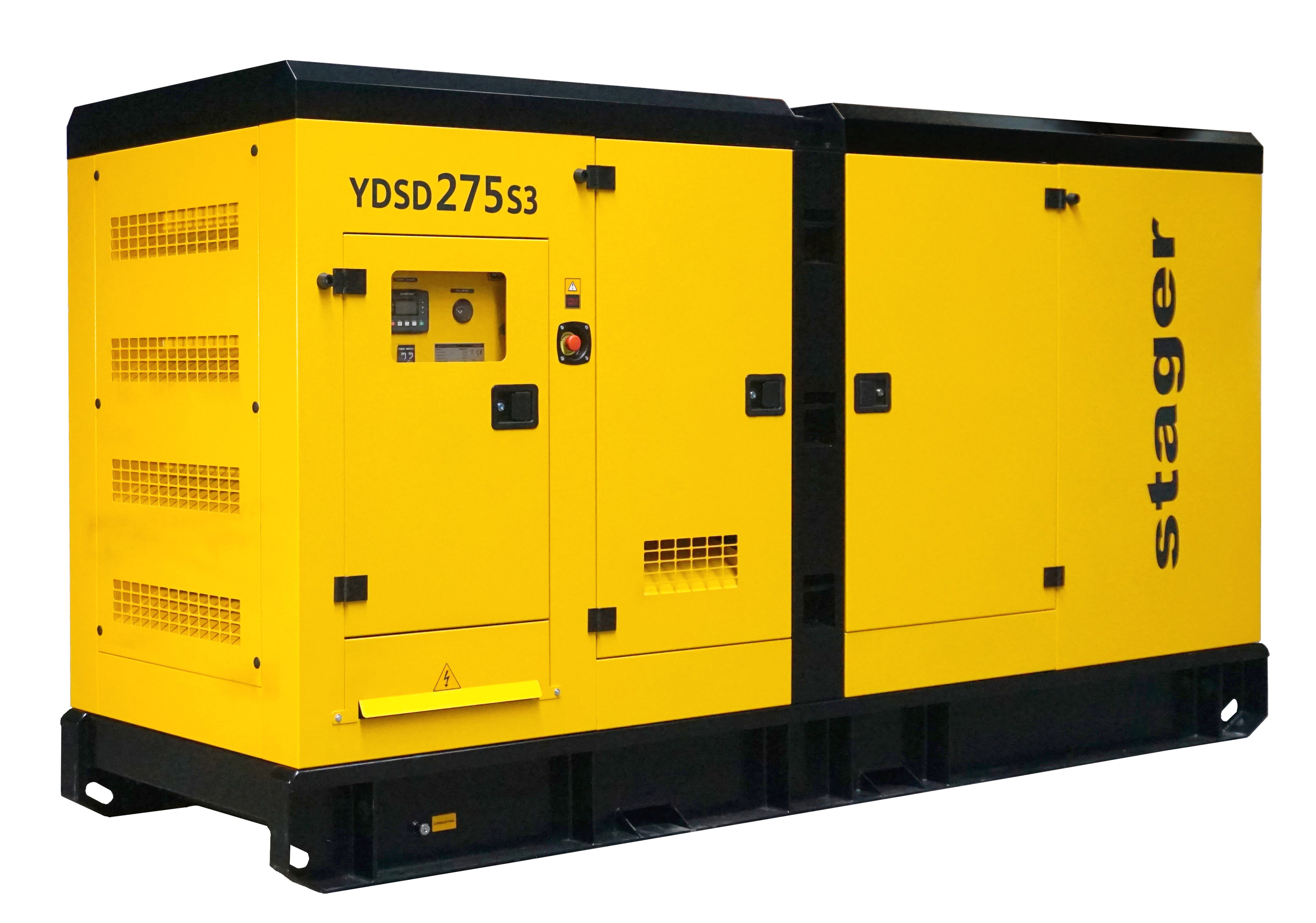 Stager YDSD275S3 Generator insonorizat 275kVA, 361A, 1500rpm, trifazat, diesel