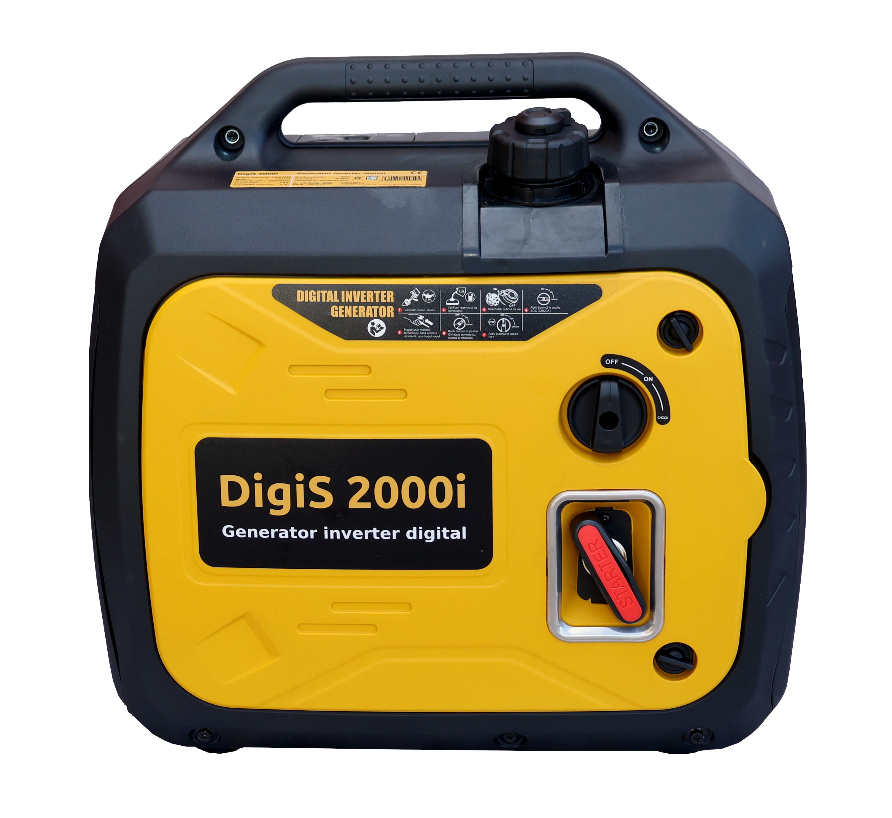 Stager DigiS 2000i Generator digital invertor insonorizat 2kW, monofazat, benzina, autonomie pana la 17h