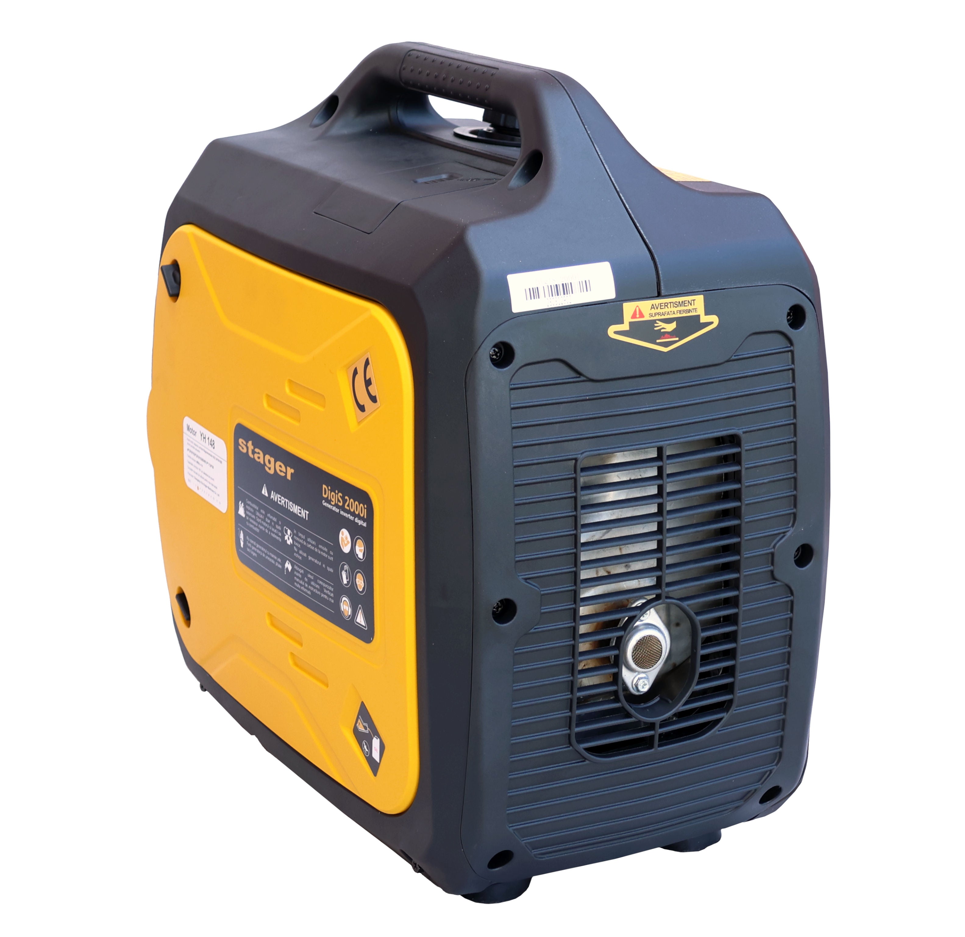 Stager DigiS 2000i Generator digital invertor insonorizat 2kW, monofazat, benzina, autonomie pana la 17h