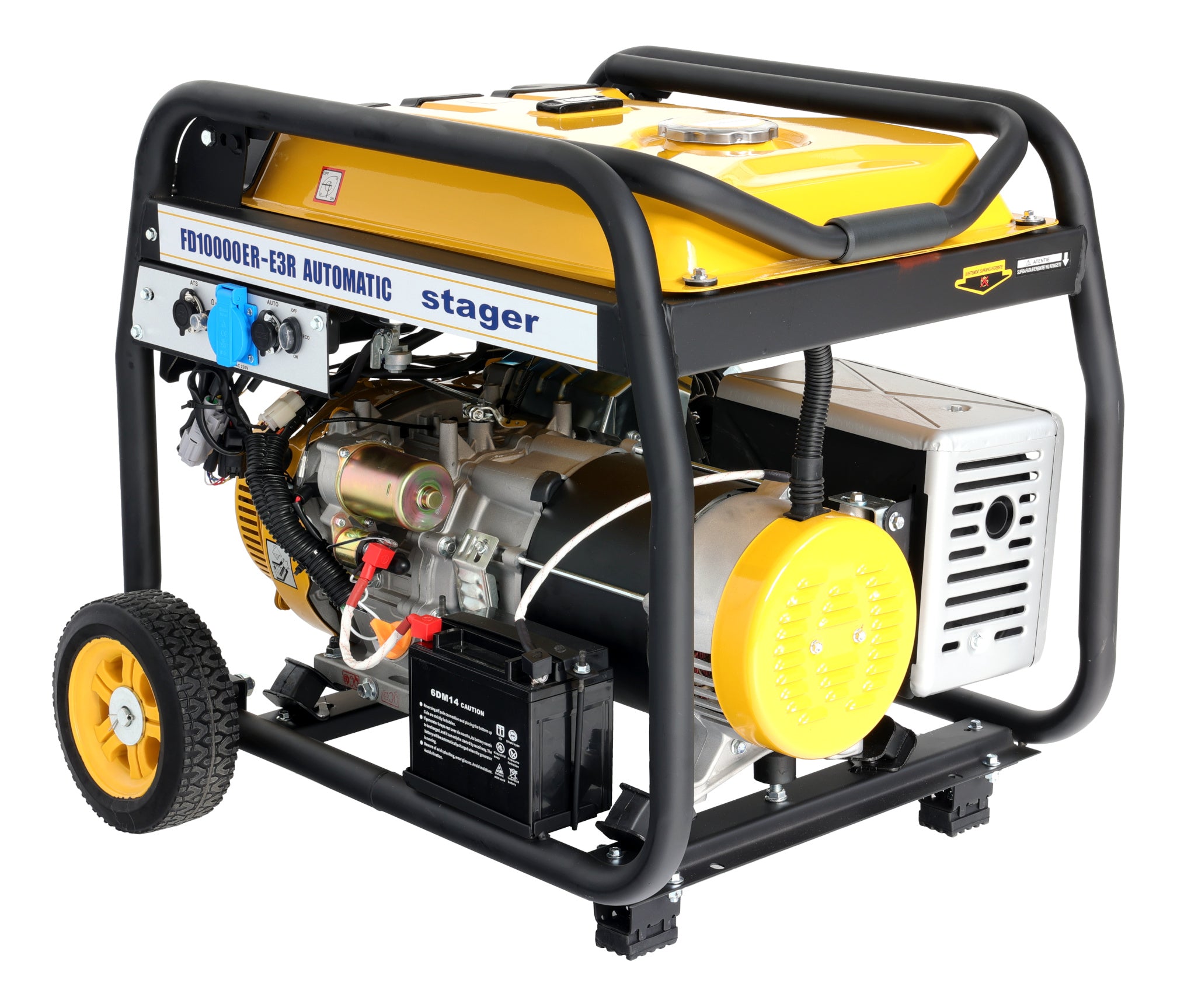 Stager FD 10000ER-E3R Automatic Generator curent dual 230V/400V, 8.5kW, benzina, conector ATS, multistart, autonomie pana la 20h