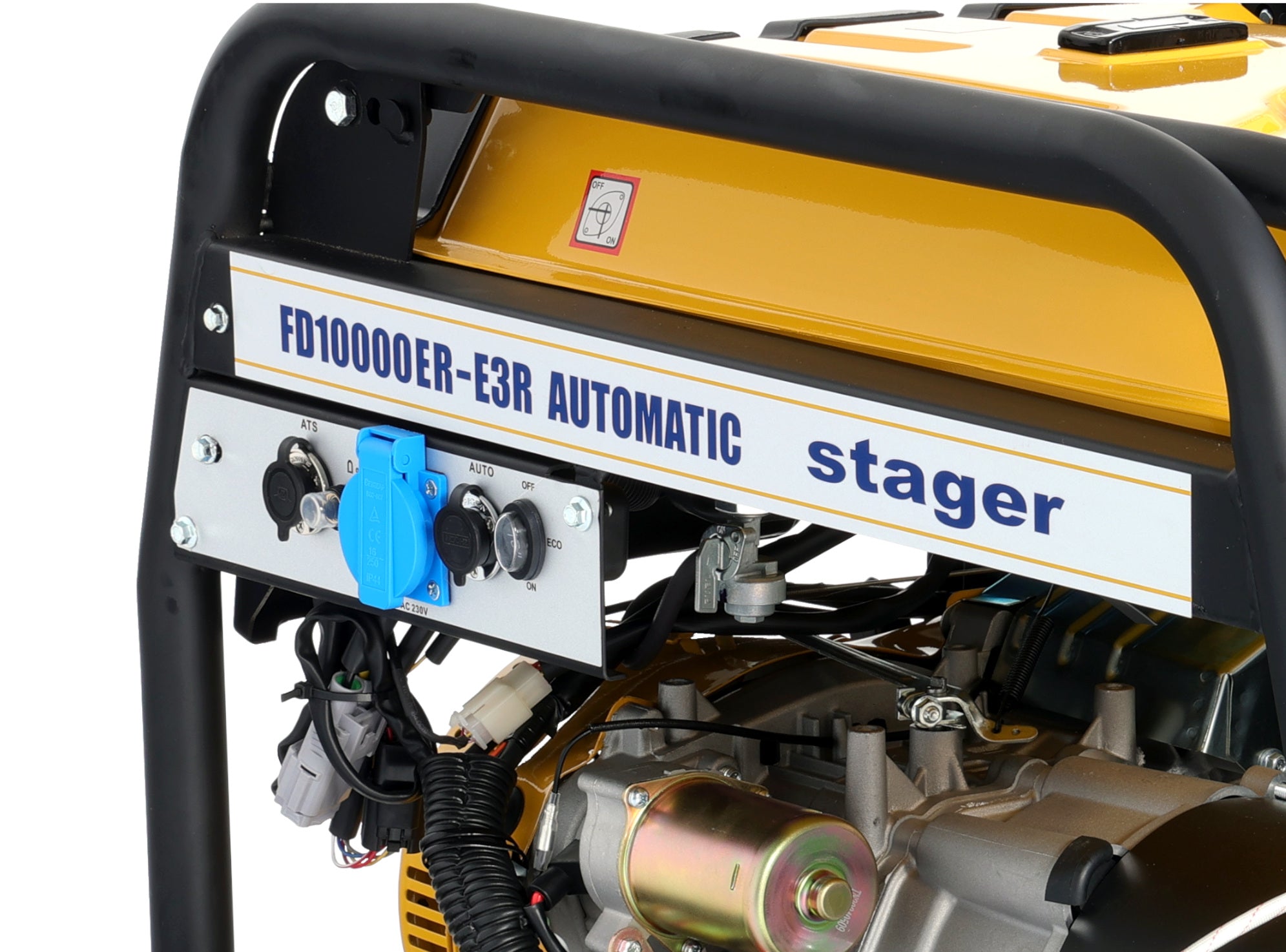 Stager FD 10000ER-E3R Automatic Generator curent dual 230V/400V, 8.5kW, benzina, conector ATS, multistart, autonomie pana la 20h