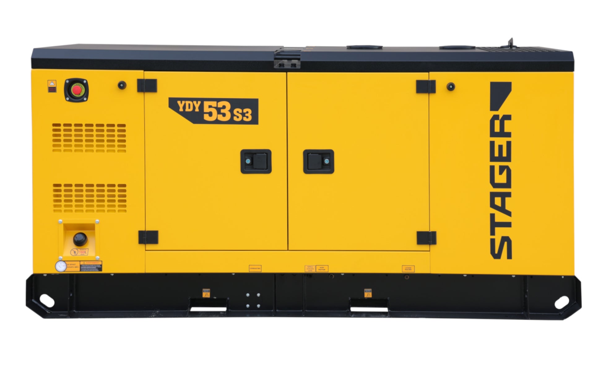 Stager YDY53S3 Generator insonorizat 53kVA, 69A, 1500rpm, trifazat, diesel