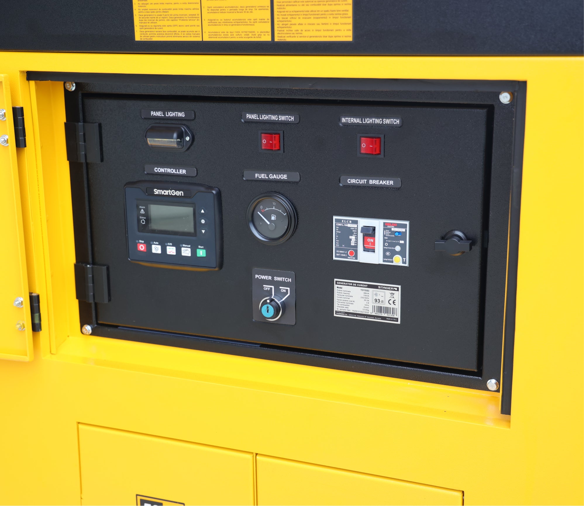 Stager YDY53S3 Generator insonorizat 53kVA, 69A, 1500rpm, trifazat, diesel