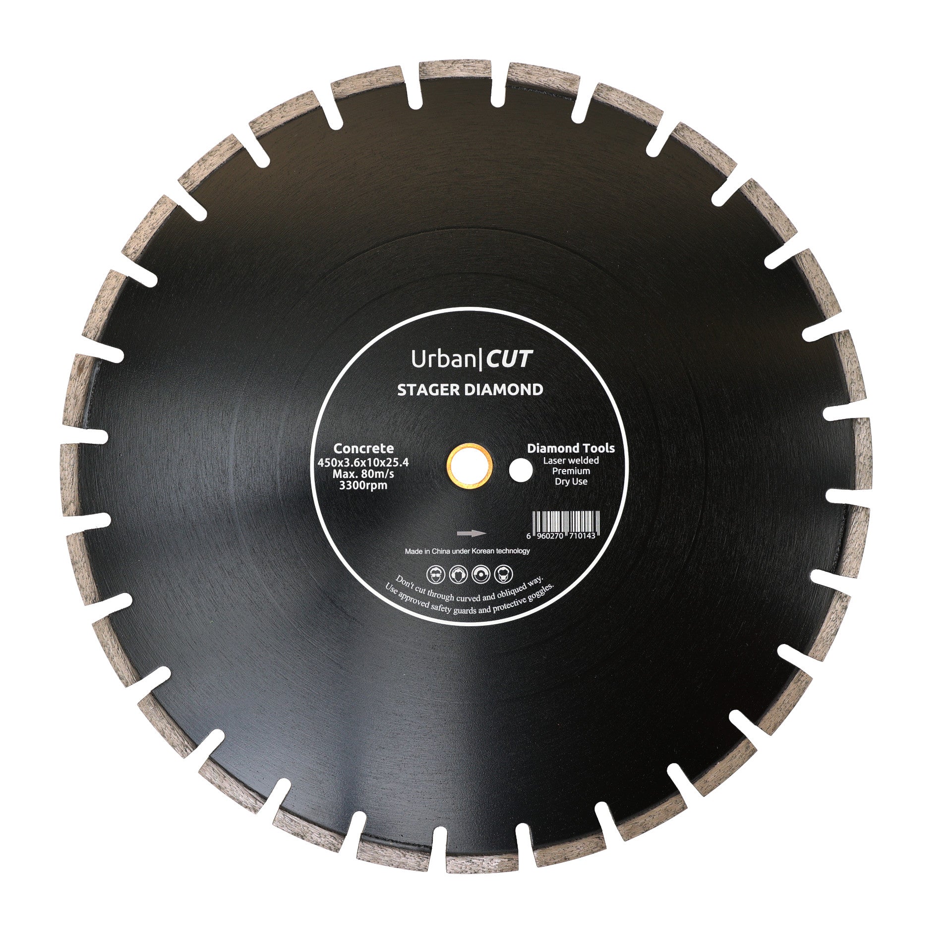 Stager URBAN CUT Disc diamantat 450x3.6x10x25.4-P pentru beton/asfalt