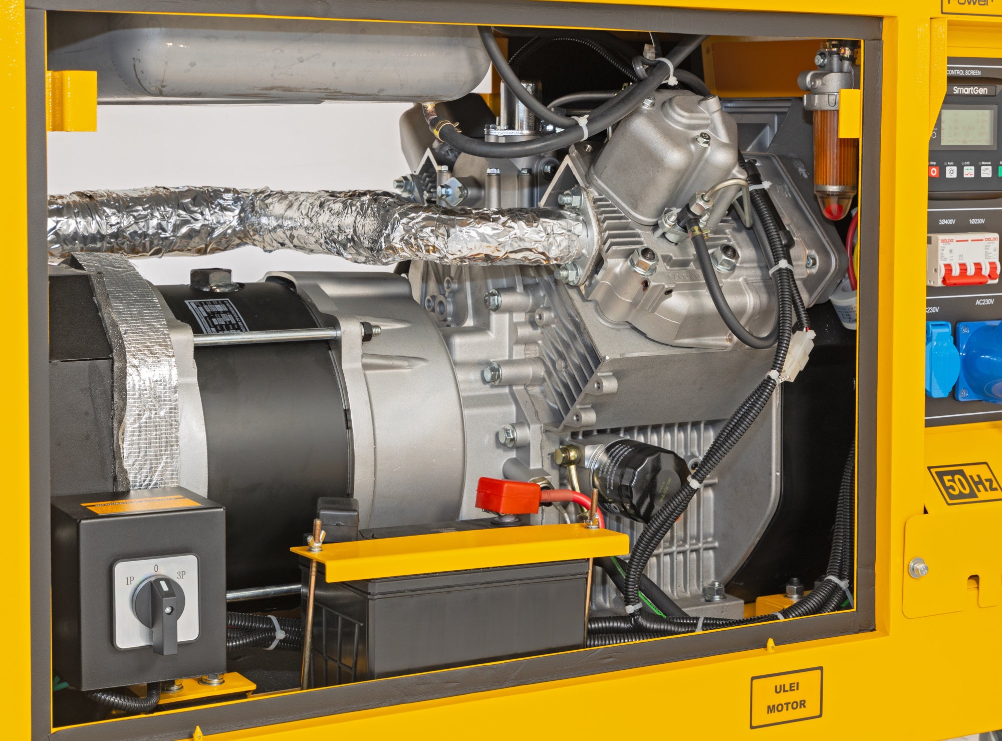 Generator profesional Stager YDE15000TA-TA3, 11.5 kW, DualPower 230-400V, insonorizat, diesel, 3000rpm, pornire electrica