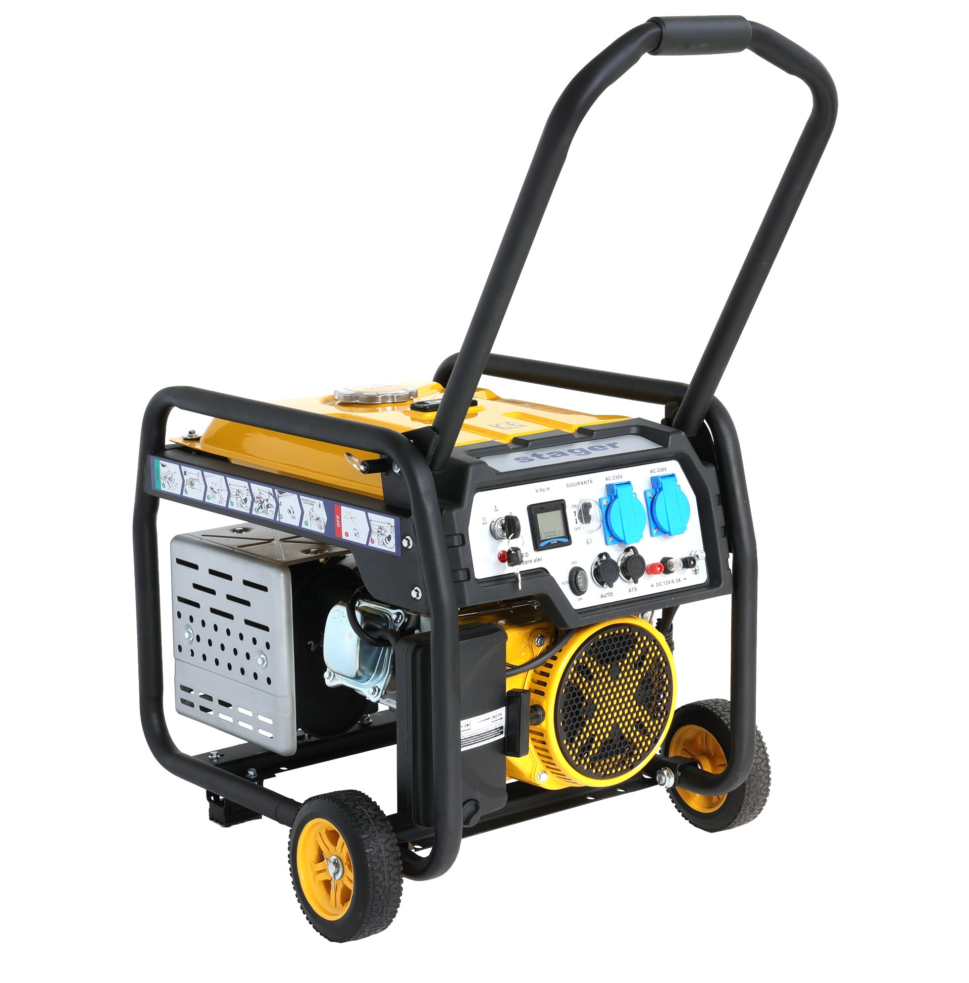Stager FD 3600ER Automatic Generator curent monofazat, 230V, 3.0kW, benzină, conector ATS, multistart, autonomie pana la 30h