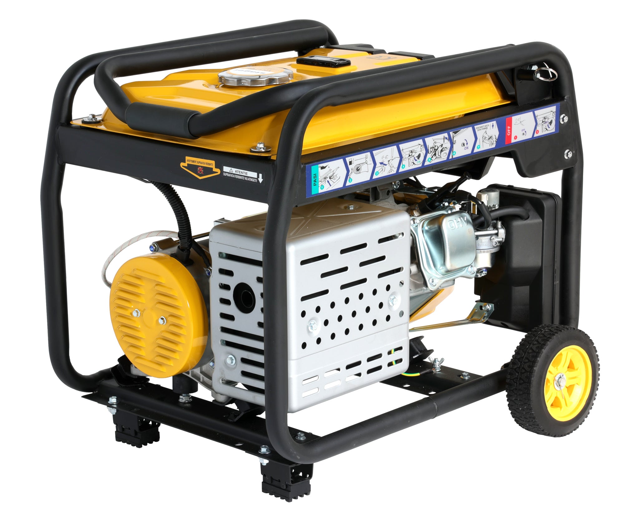 Stager FD 3600ER Automatic Generator curent monofazat, 230V, 3.0kW, benzină, conector ATS, multistart, autonomie pana la 30h